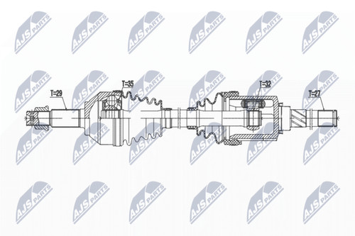 Nty antriebswelle npw 165 - nty,