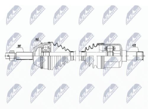 Original nty antriebswelle - original,