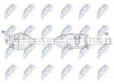 Original NTY Antriebswelle